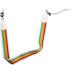 Polaroid Camera Strap Flat Rainbow