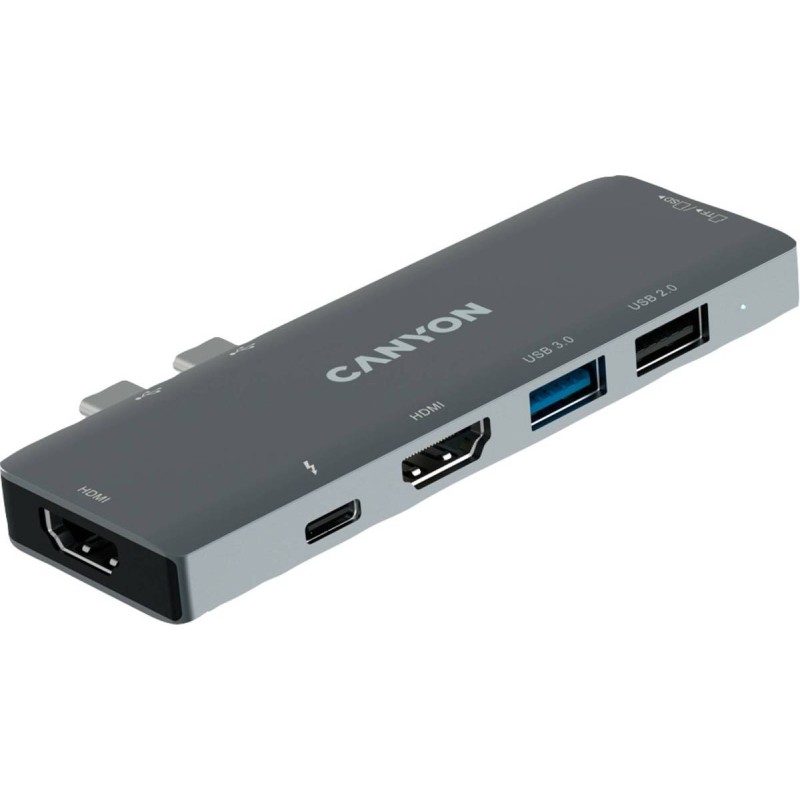 Canyon Ds-5 Usb 20 Type-C Grey Canyon Ds-5 Usb 20 Type-C Grey