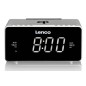 Lenco Cr-550 Clock Digital Silver