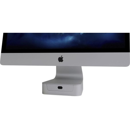 Køb Rain Design mBase 27 iMac Space Gray – Stilfuld Ergonomi til Dit Arbejdsområde (Varenummer: 10045-RD)