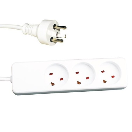 Garbot Plast Power Strip 3-way K-IT - Robust og Sikker Strømløsning til Dit Hjem (Varenummer: 24155123-7EE)