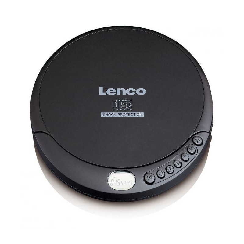 Lenco Cd Player Black Portable Cd