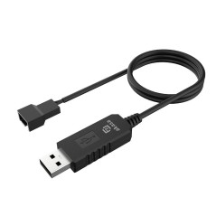 Akasa Cable Gender Changer 3-Pin Or