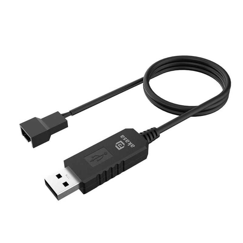 Akasa Cable Gender Changer 3-Pin Or Akasa Cable Gender Changer 3-Pin Or
