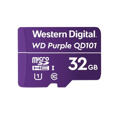 "Køb Western Digital WD Purple SC QD101 - 32GB Hukommelseskort (WDD032G1P0C) | Pålidelig Overvågning og Høj Ydeevne"