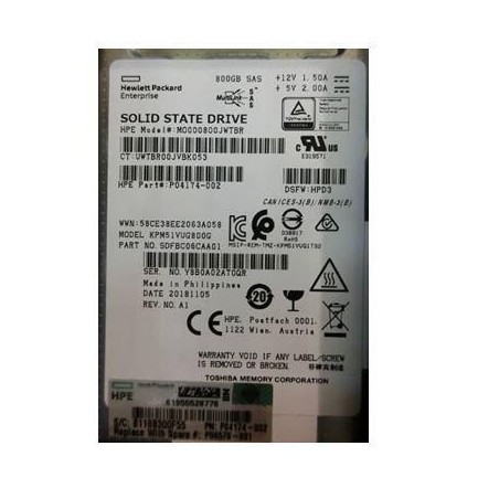 Hewlett Packard Enterprise 1.6TB SAS Solid State Drive
