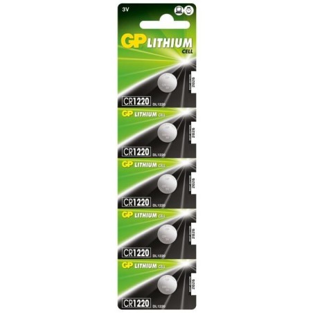 CR1220 Lithium Knapcelle Batteri | GP Batteries 2191 - Lang Holdbarhed & Pålidelig Ydeevne