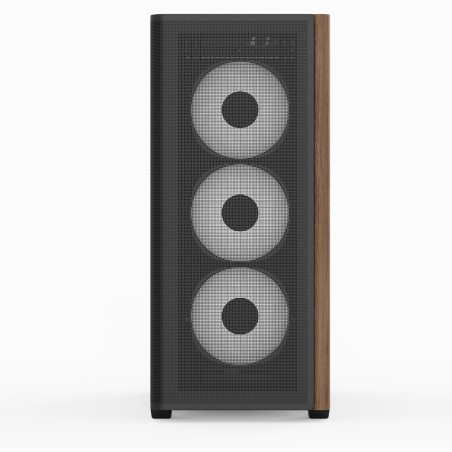 AeroCool D501A Midi Tower Black Wood