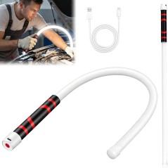 Fleksibel LED Inspektionslampe – 360° bøjelig, USB-C opladelig