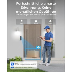 Reolink Video Doorbell Battery – 2K WiFi Smart Doorbell Camera