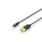 Ednet USB 20 ladekabel 10m sort