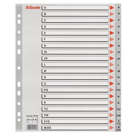 Esselte 100128 tab index Alphabetic