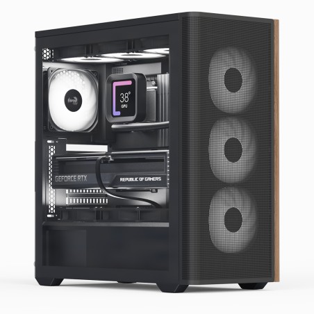 AeroCool D501A Midi Tower Black