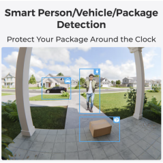 Reolink Video Doorbell 2K 4MP Hvid – Smart dørklokke med kamera