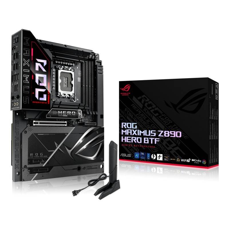 Asus Rog Maximus Z890 Hero Btf Asus Rog Maximus Z890 Hero Btf