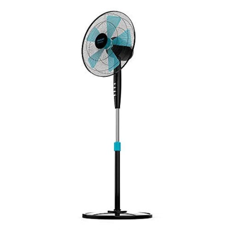 Cecotec EnergySilence 510 Black Silver Fan - Powerful, Silent & Stylish Cooling Solution