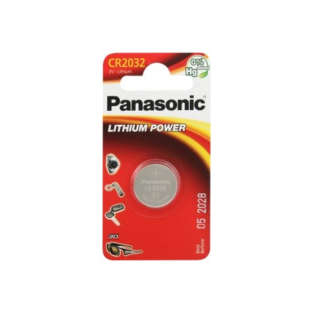 Panasonic Knapcellebatteri CR2032 - Langtidsholdbar Energi til Dine Enheder | Varenummer: 5019068085138