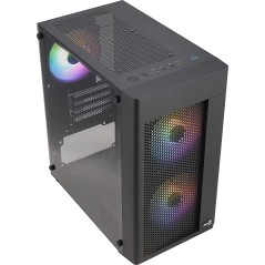 AeroCool Micro Atx Pc Case 3 Fans Frgb