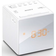 Sony ICF-C1 Clock-radio Hvid - Elegant Design & Præcise Alarmfunktioner | Køb nu!