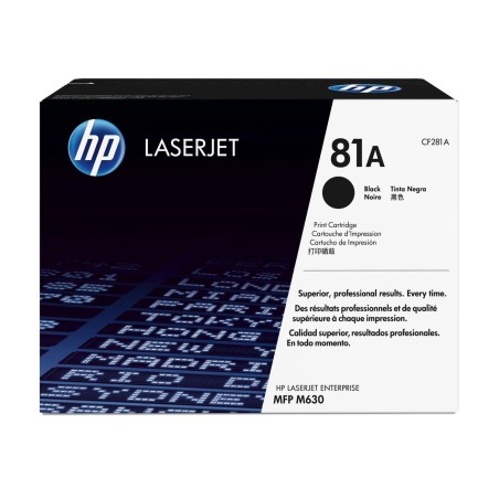 Køb HP 81A Sort Toner CF281A - 10.500 sider med høj kvalitet og pålidelighed | Varenummer: 0887758147894