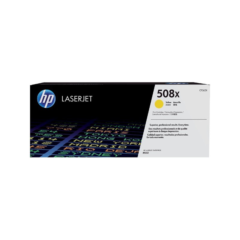 HP 508X Gul 9500 sider Toner CF362X