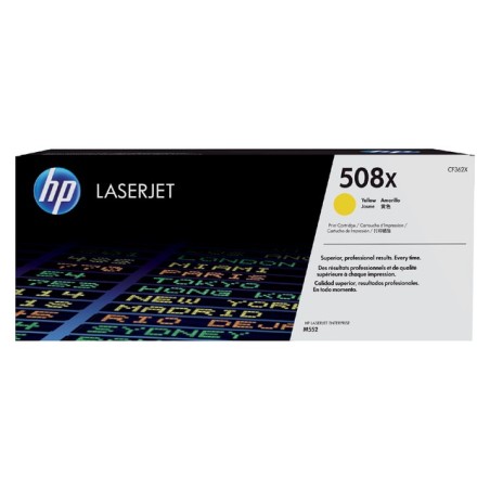 Køb HP 508X Gul Toner - 9500 Sider - Kvalitet og Holdbarhed | CF362X - 0888793237625