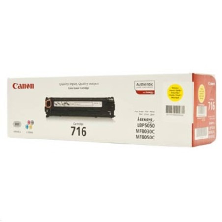 Canon 716 Yellow Toner - 1500 Sider - Kvalitet og Holdbarhed til Dit Print 1977B002