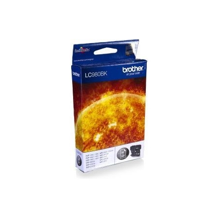 Brother LC 980BK Sort 300 sider Blæk
