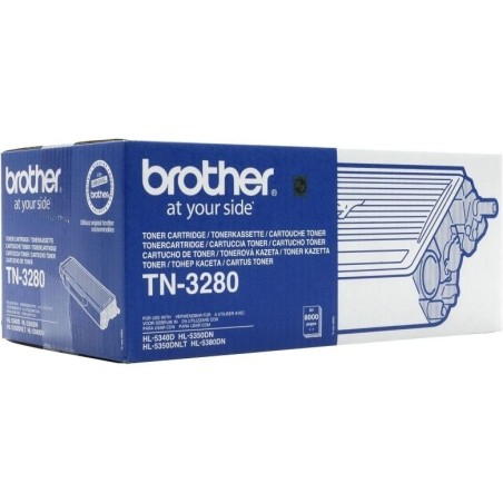 Køb Brother TN 3280 Sort Toner - 8000 Sider, Kvalitet og Holdbarhed!