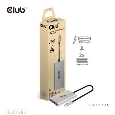 Club3D Interface Hub Thunderbolt 3
