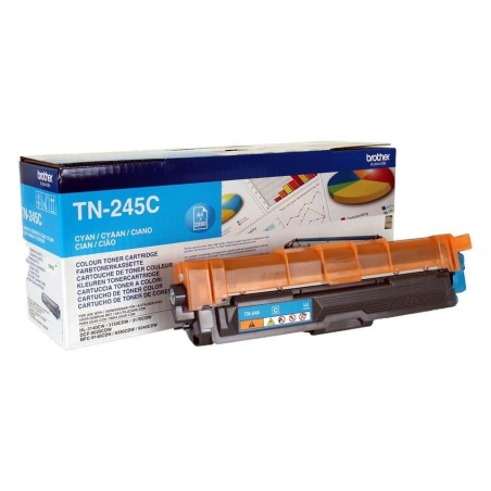 Køb Brother TN 245C Cyan Toner - 2200 Sider i Høj Kvalitet | Varenummer: 4977766718462