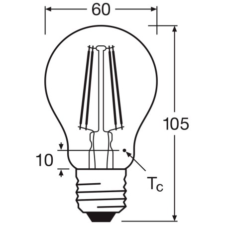 Osram Led Bulb Warm White 2700 K