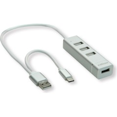 Roline USB20 Notebook Hub 4 Ports