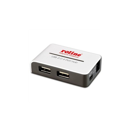 Roline USB20 Hub black and white