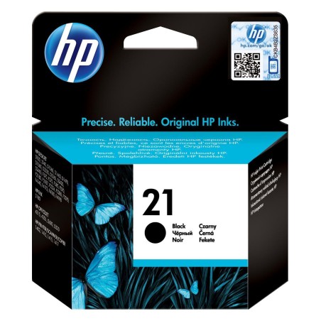 HP 21 Sort 190 sider Blæk C9351AE