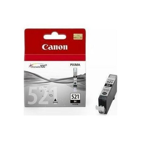 Køb Canon CLI 521BK Foto-sort Blækbeholder - 665 Sider Kvalitet og Pålidelighed til Dit Print!