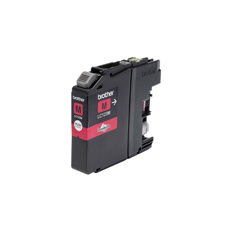 Brother LC 123M Magenta Blæk - 600 Sider - Høj Kvalitet og Skarp Farve!