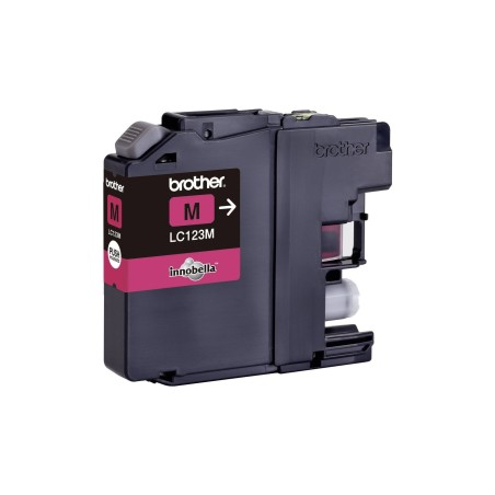 Brother LC 123M Magenta 600 sider Blæk