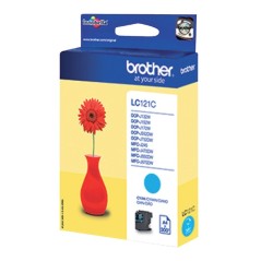 Brother LC 121C Cyan 300 sider Blæk