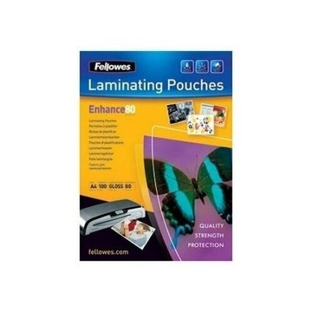 Fellowes Lamineringsposer A4 - Beskyt og Forstærk Dine Dokumenter med Kvalitet (210 x 297 mm)