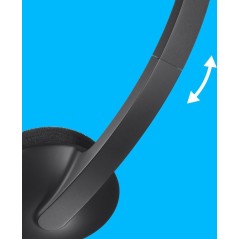 Logitech USB Headset H340 - Komfortabelt Kabling Headset med Fremragende Lydkvalitet - Varenummer: 5099206038844