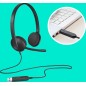 Logitech USB Headset H340 Kablet Høretelefoner Logitech USB Headset H340 Kablet Høretelefoner