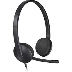 Logitech USB Headset H340 - Komfortabelt Kabling Headset med Fremragende Lydkvalitet - Varenummer: 5099206038844