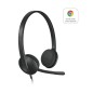 Logitech USB Headset H340 Kablet Høretelefoner Logitech USB Headset H340 Kablet Høretelefoner