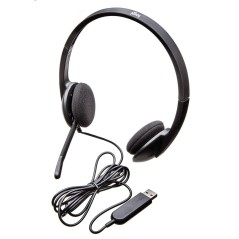 Logitech USB Headset H340 - Komfortabelt Kabling Headset med Fremragende Lydkvalitet - Varenummer: 5099206038844