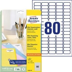 Avery Self-Adhesive Label Rounded