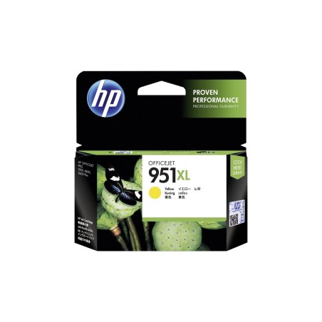 HP 951XL Gul Blækpatron - 1500 Sider (CN048AE) | Langtidsholdbar Kvalitet og Fantastiske Udskriftsresultater