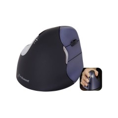 Evoluent VerticalMouse 4 Right - Trådløs Laser Mus til Komfortabel Arbejde | Varenummer: 0852153014416