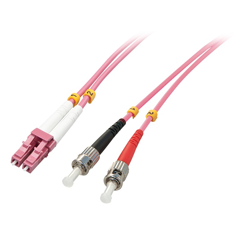 Lindy Fibre Optic Cable LC/ST OM4, Lindy Fibre Optic Cable LC/ST OM4,