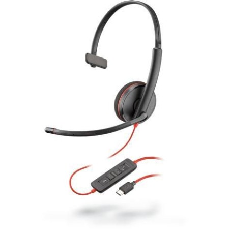 Poly Blackwire C3210 USB A Headset | Komfort og Klar Lyd | Varenr. 209744-22